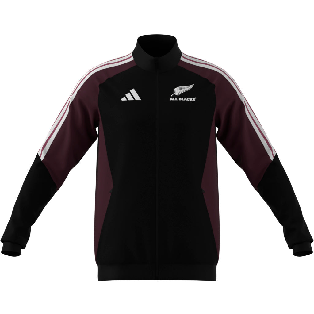 Adidas All Blacks Mens Training Jacket - Black/Maroon