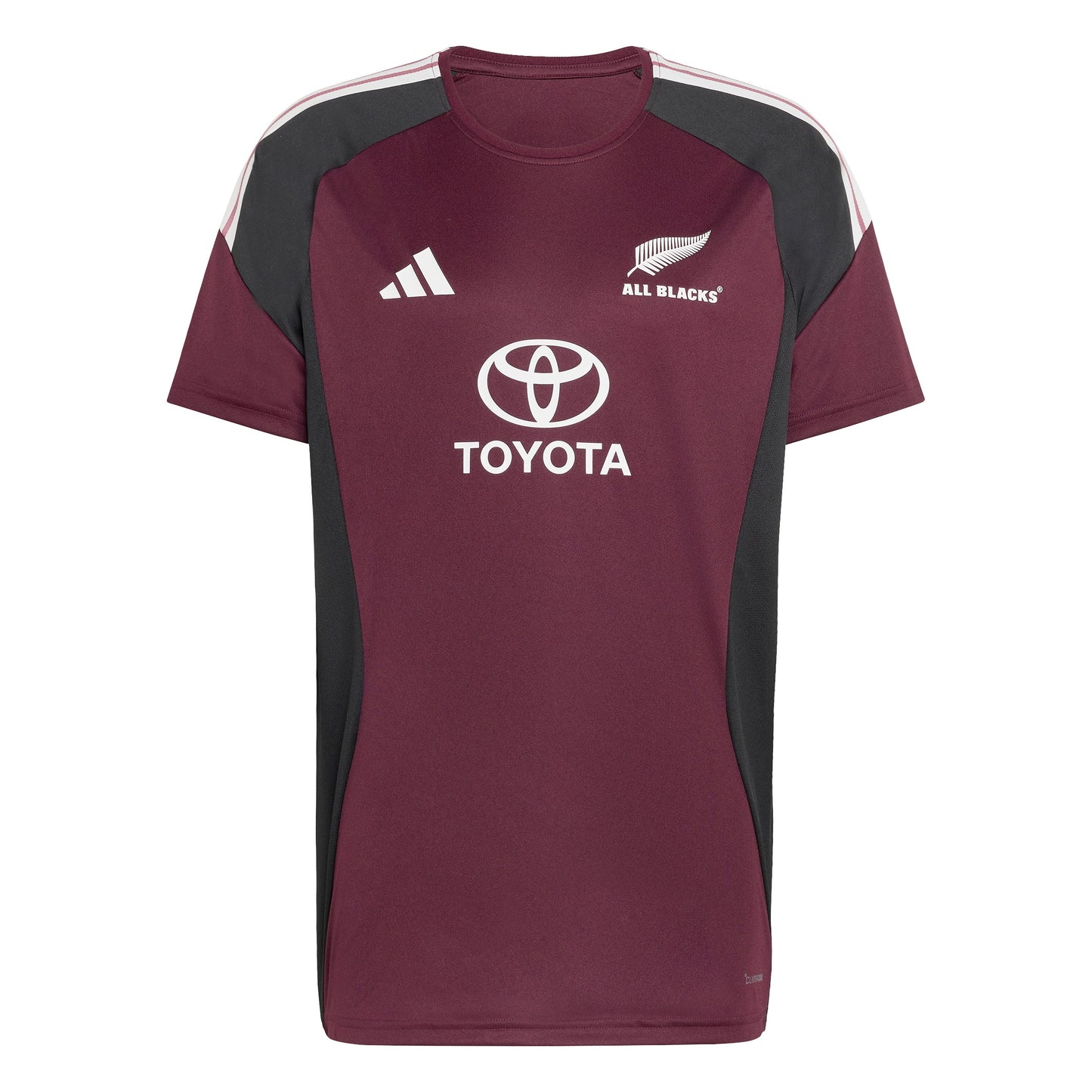 Adidas All Blacks Mens Performance T-Shirt - Maroon/Black