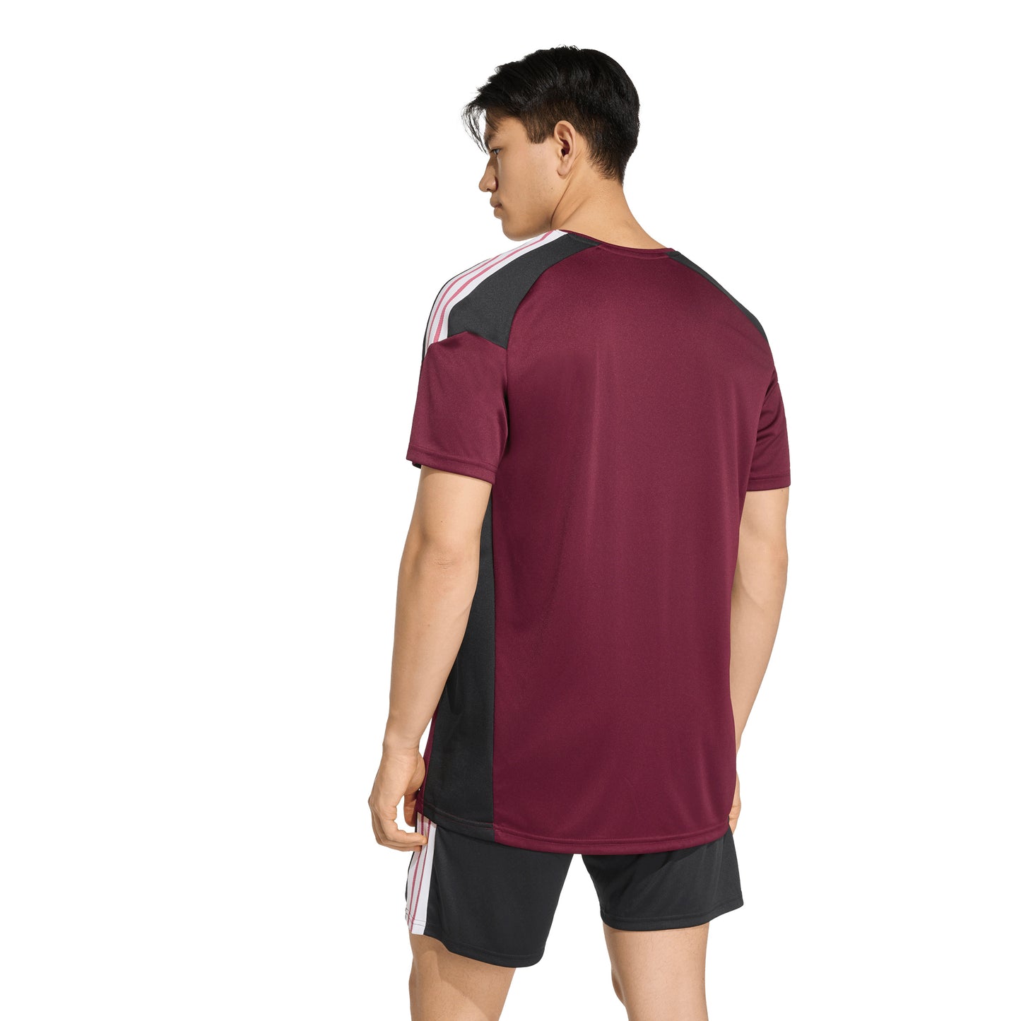 Adidas All Blacks Mens Performance T-Shirt - Maroon/Black