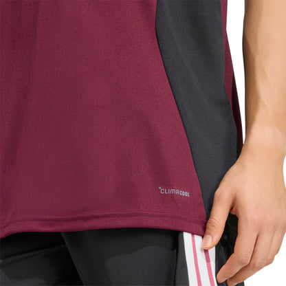 Adidas All Blacks Mens Performance T-Shirt - Maroon/Black