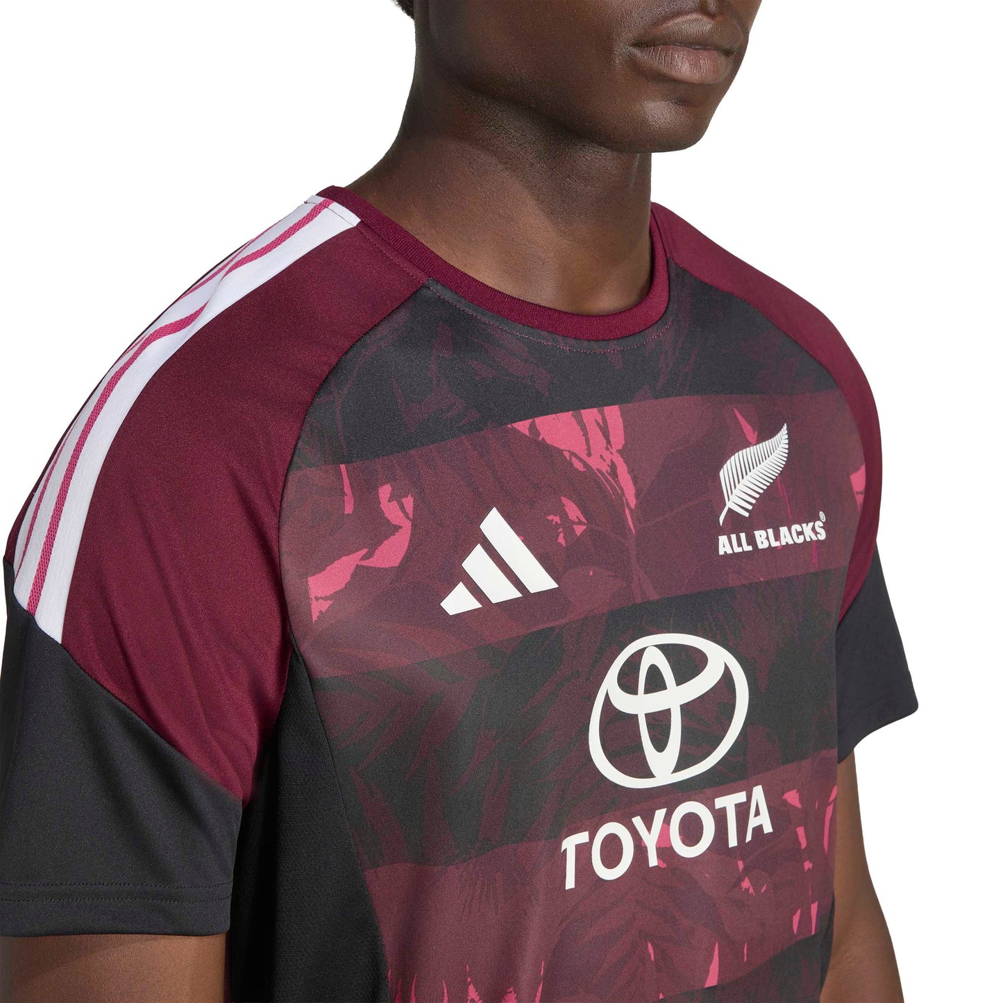 Adidas Mens All Blacks Performance Tee for South Africa Tour