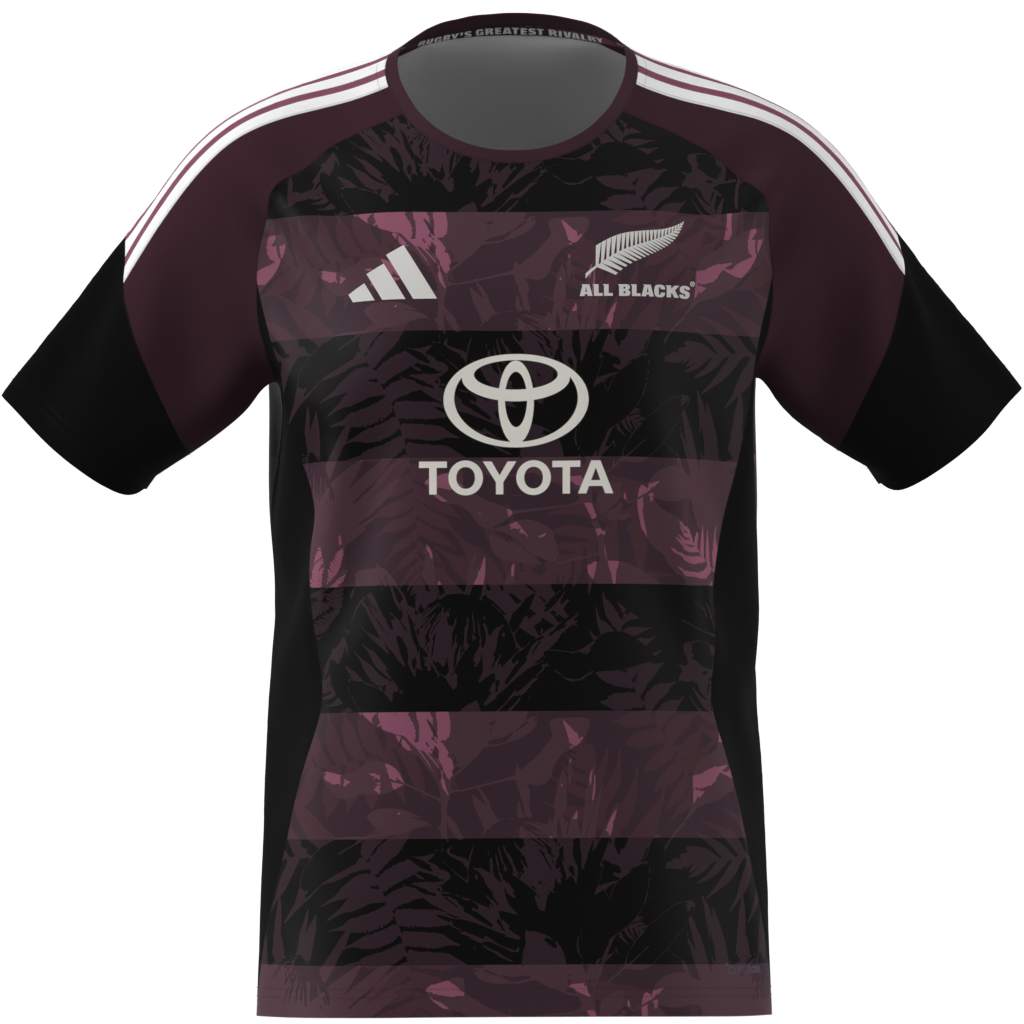 Adidas Mens All Blacks Performance Tee for South Africa Tour