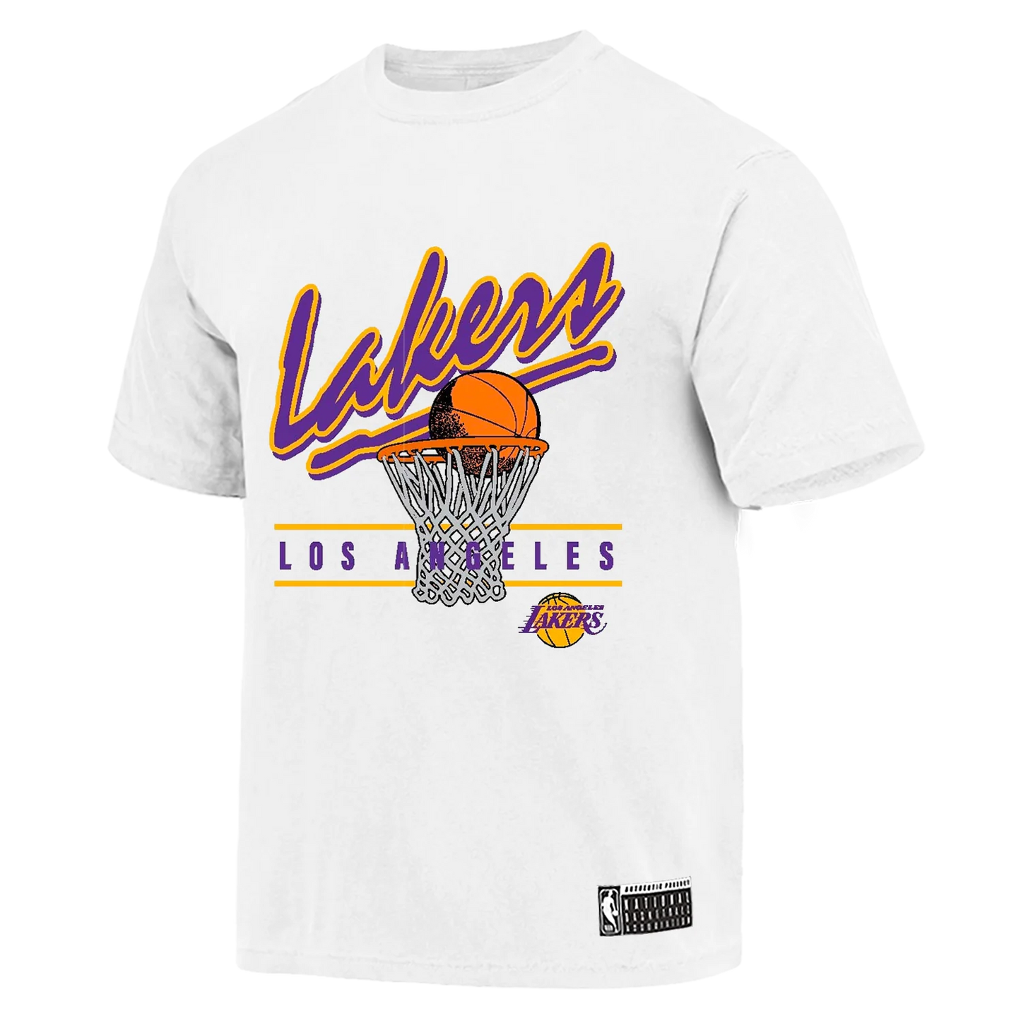 NBA Essentials LA Lakers Hamilton Vintage Tee - Vintage White