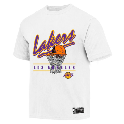NBA Essentials LA Lakers Hamilton Vintage Tee - Vintage White