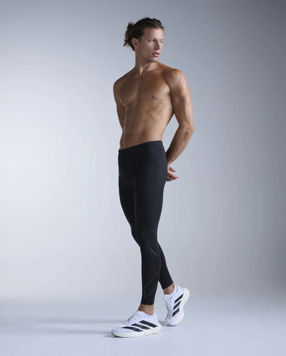 2XU Mens Core Compression Tights - Black/Black