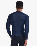 2XU Mens Core Compression Long Sleeve Top - Midnight/No Logo