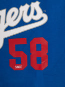 Majestic MLB Script Number LA Dodgers Crew - Princess Blue