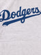 Majestic Athletic LA Dodgers Classic Wordmark Fleece Hoody - White Marle