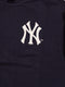 Majestic Athletic NY Yankees Classic Crest Front/Back Fleece Crew - True Navy