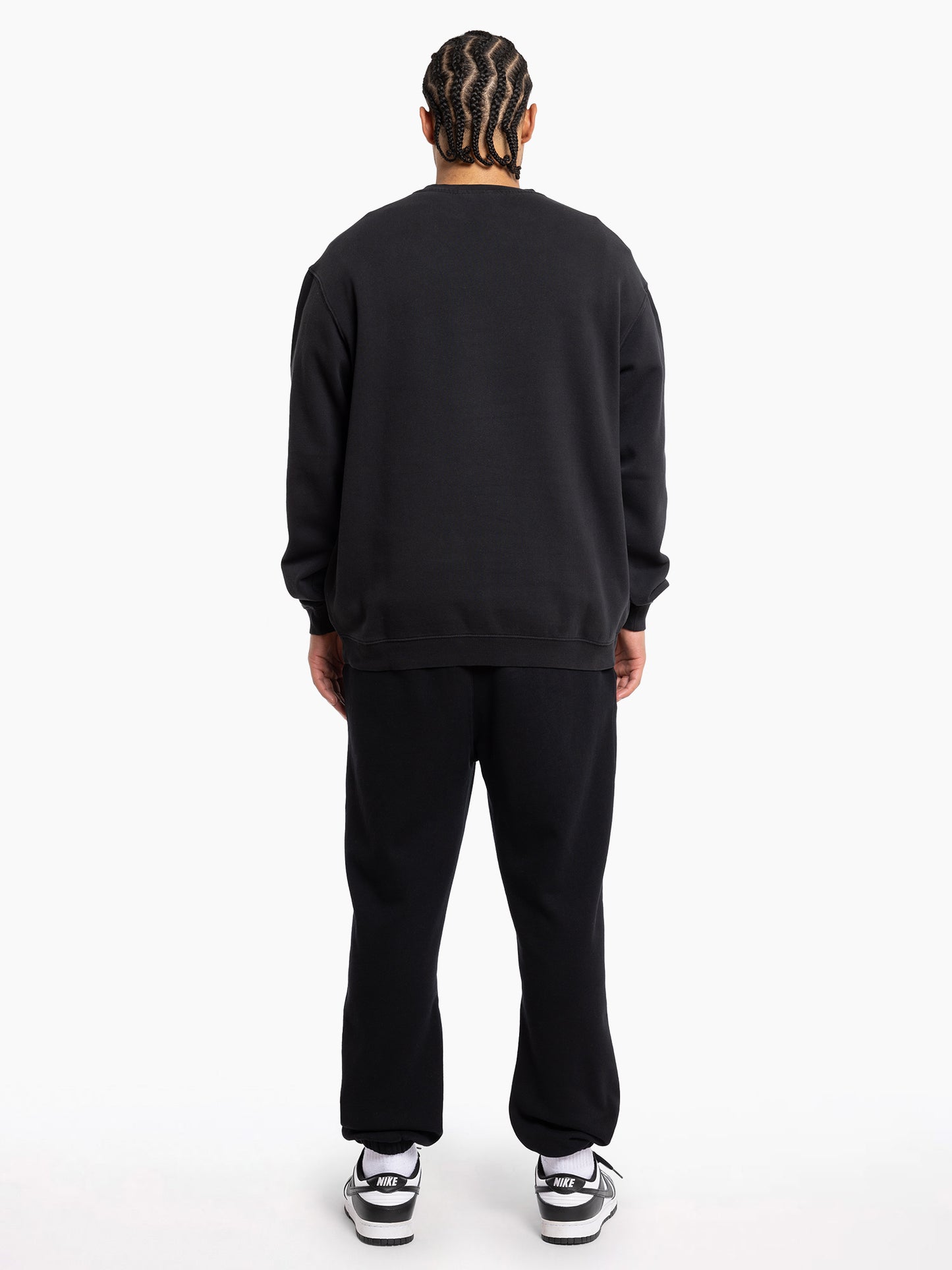 Mitchell & Ness Chicago Bulls Tri Logo Crew - Faded Black