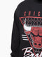 Mitchell & Ness Chicago Bulls Tri Logo Crew - Faded Black