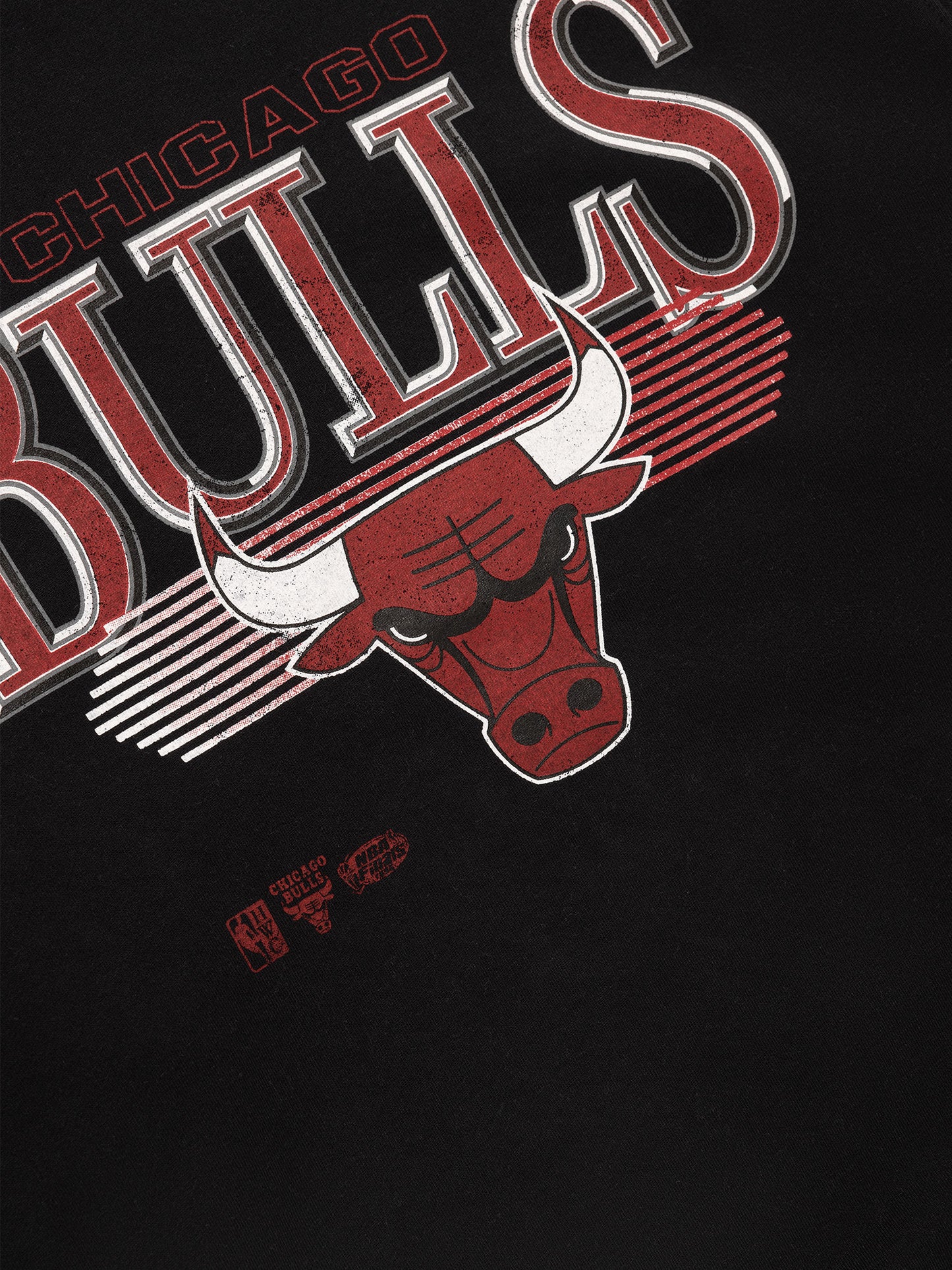 Mitchell & Ness Chicago Bulls Underscore Crew - Faded Black