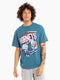 Mitch & Ness Charlotte Hornets Abstract Tee - Hornets Teal