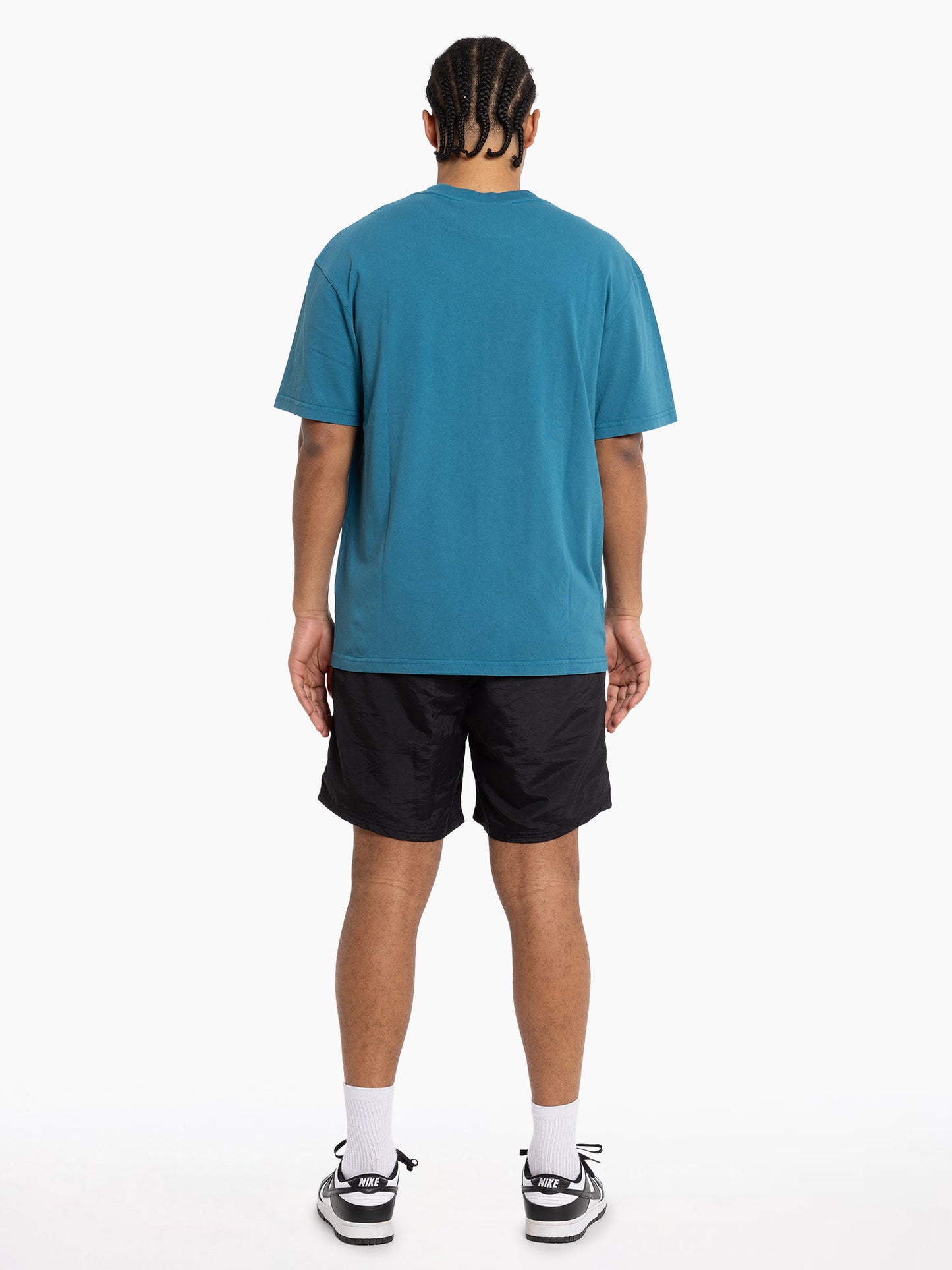 Mitch & Ness Charlotte Hornets Abstract Tee - Hornets Teal