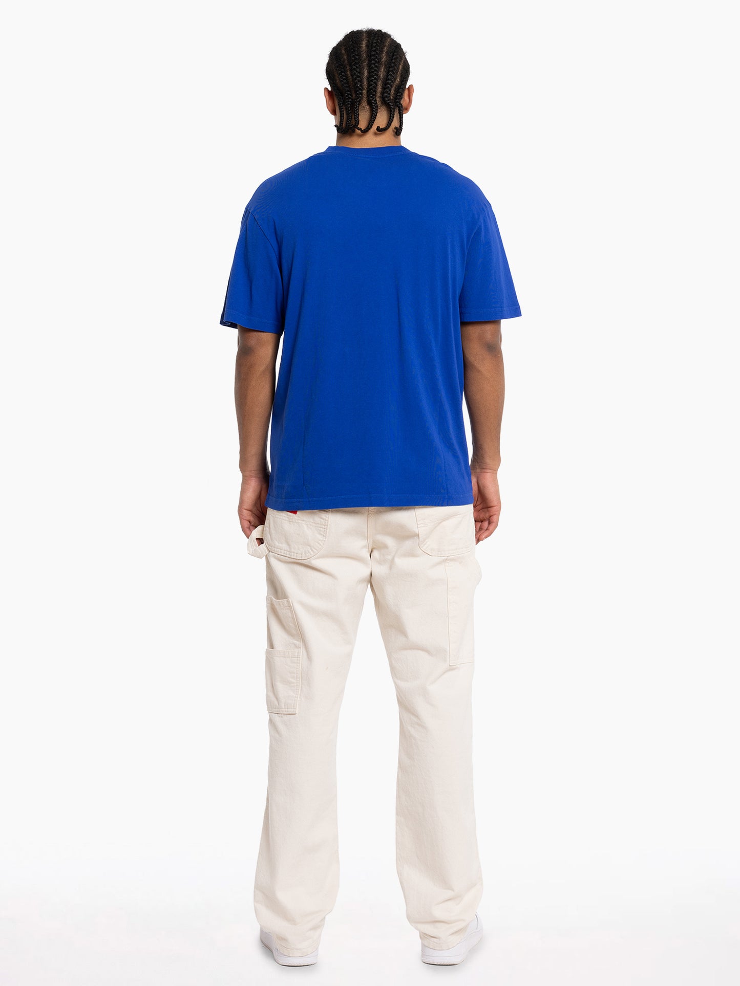 Mitchell & Ness Mens Golden State Warriors Arch Tee - Faded Blue