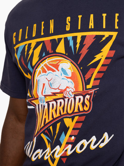 Mitchell & Ness Golden State Warriors Tri Logo Tee - Warriors Blue