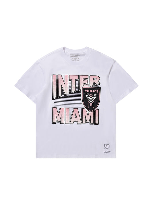 Mitchell & Ness In Line Stack Tee - Inter Miami