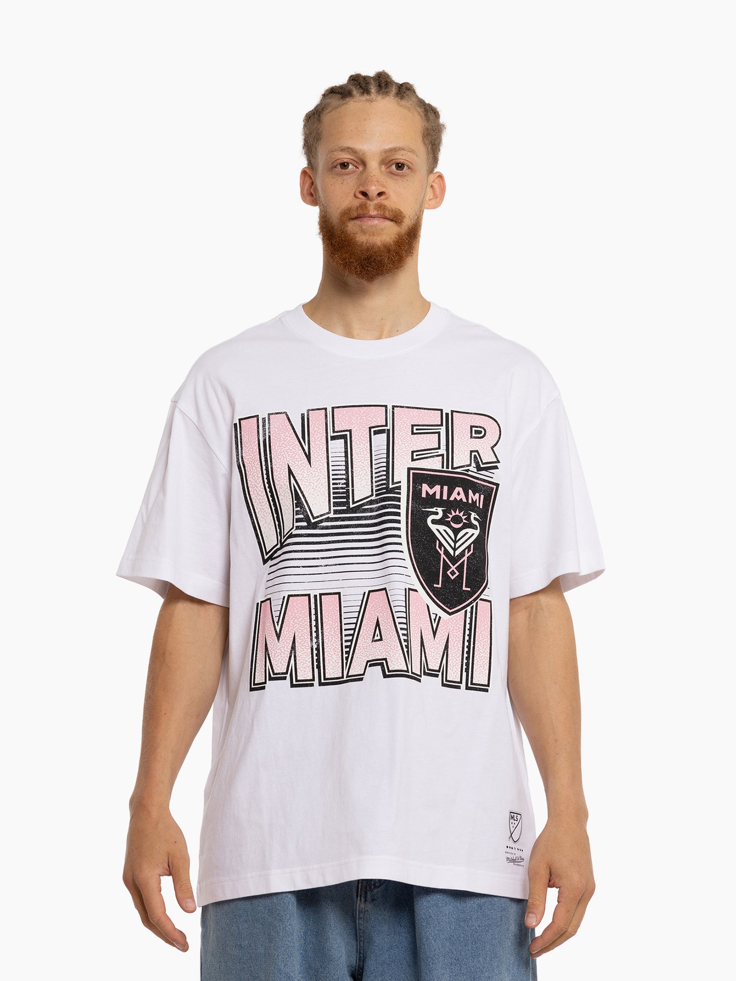 Mitchell & Ness In Line Stack Tee - Inter Miami
