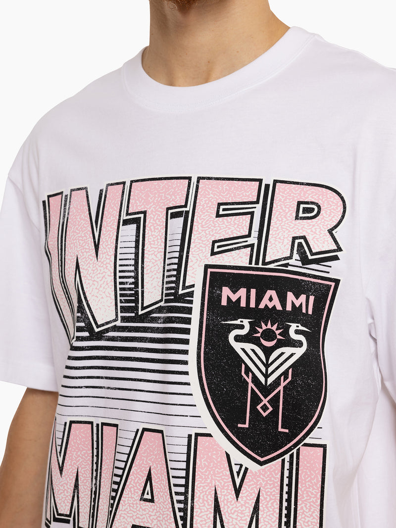 Mitchell & Ness In Line Stack Tee - Inter Miami
