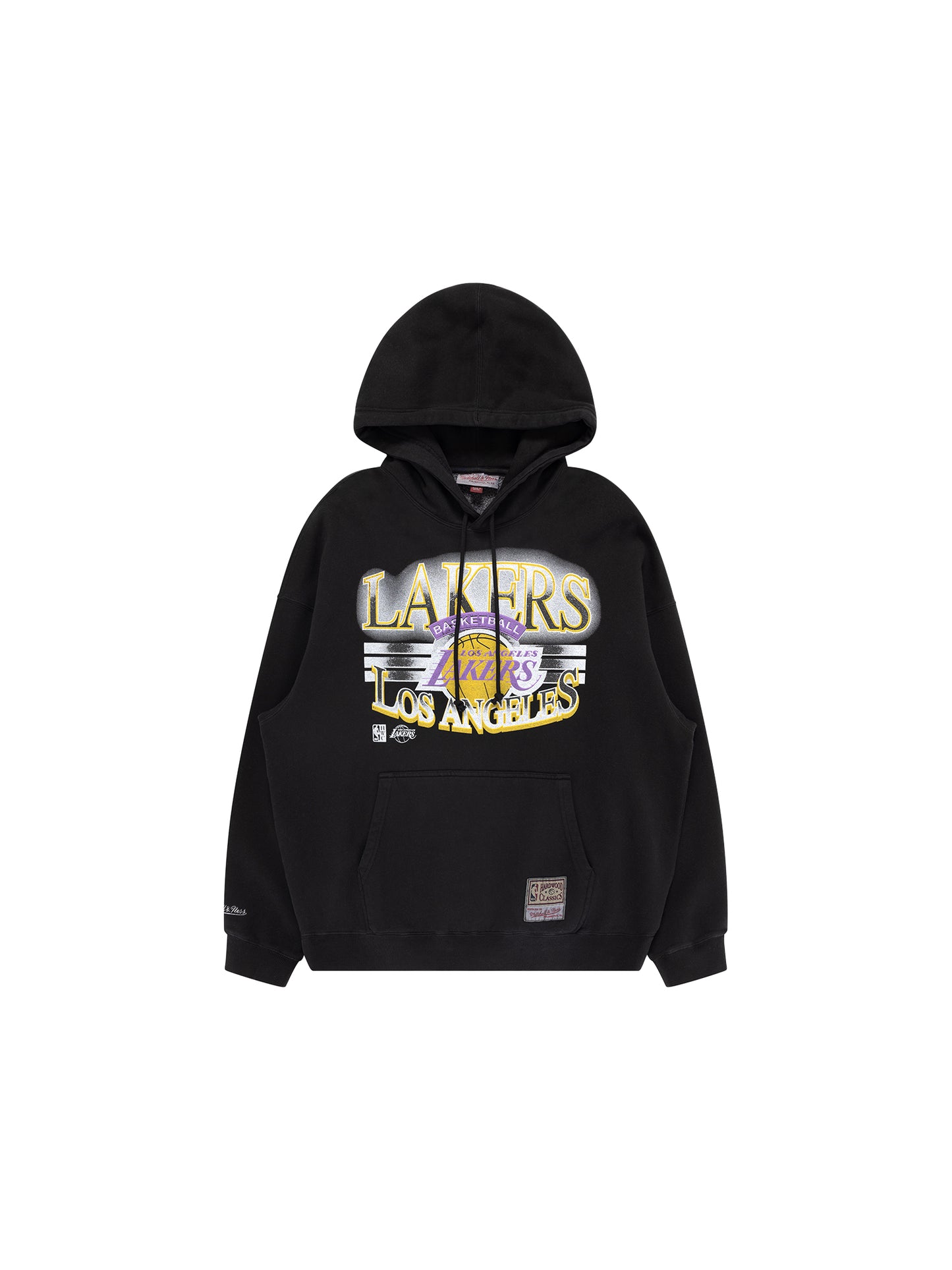 Mitchell & Ness Glow Arch Hoodie - LA Lakers - Vintage Black