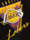 Mitchell & Ness LA Lakers Tri Logo Crew - Faded Black