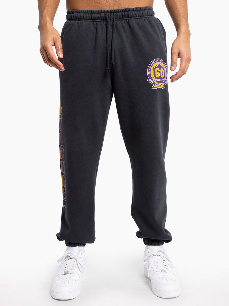 Mitchell & Ness Side Wind Sweatpants - LA Lakers