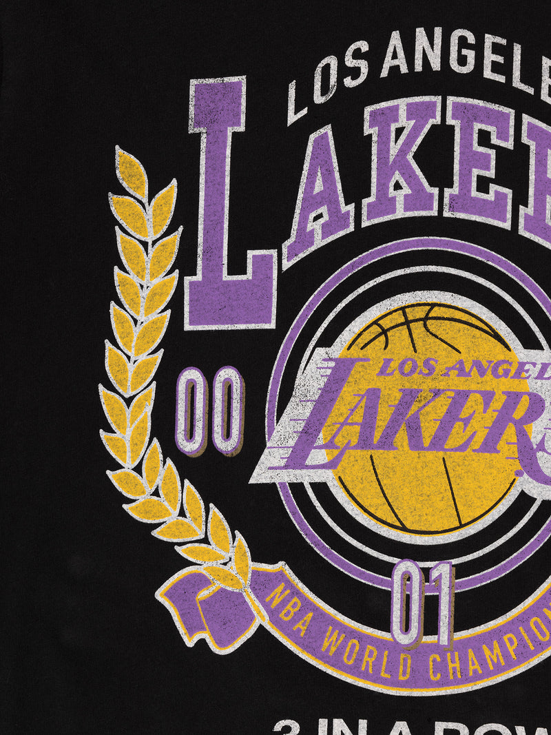 Mitchell & Ness LA Lakers Arch Tee - Faded Black