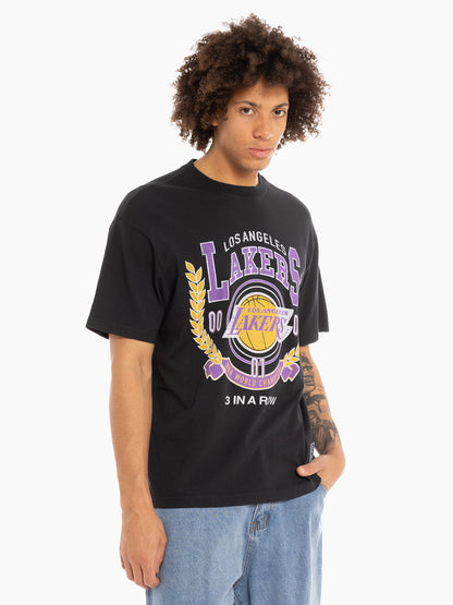 Mitchell & Ness LA Lakers Arch Tee - Faded Black