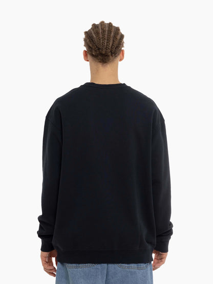 Mitchell & Ness LA Lakers Brush Off 2.0 Crew - Black