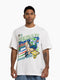 Mitchell & Ness NZ Warriors Mens Up The Wahs Tee - Vintage White