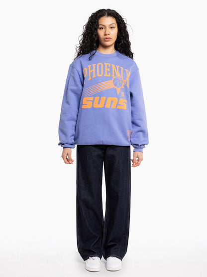 Mitchell & Ness Phoenix Suns Puff Logo Crew - Purple