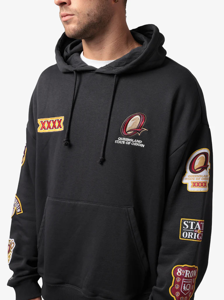 Mitchell & Ness Queensland Maroons Boxy Hoodie