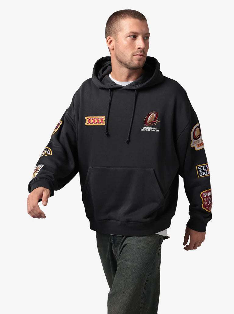 Mitchell & Ness Queensland Maroons Boxy Hoodie