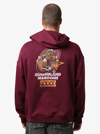 Mitchell & Ness Queenland Maroons Toad Box Hoddie