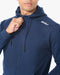 2XU Mens Aspire Full Zip Hoodie - Midnight/White