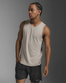 2XU Mens Aero Tank - Carbon/Black Reflective