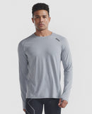 2XU Mens Ignition Base Layer Long Sleeve Tee - Weathervane