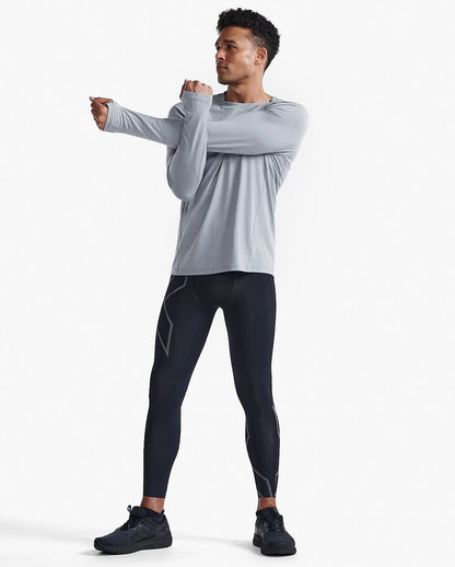 2XU Mens Ignition Base Layer Long Sleeve Tee - Weathervane