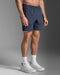 2XU Mens Aero 7 Inch Shorts - Midnight/Silver Relective