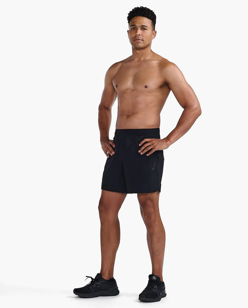 2XU Mens Motion 6 Inch Shorts - Black