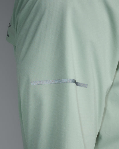 2XU Mens Ignition Shield Jacket - Eucalyptus/ Black Reflective