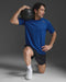 2XU Mens Motion Tee - Surf/Moon