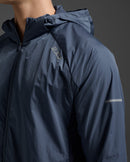 2XU Mens Aero Windbreaker - Indigo/Midnight