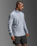 2XU Mens Aero 1/2 Zip - Weathervane/Black Reflective