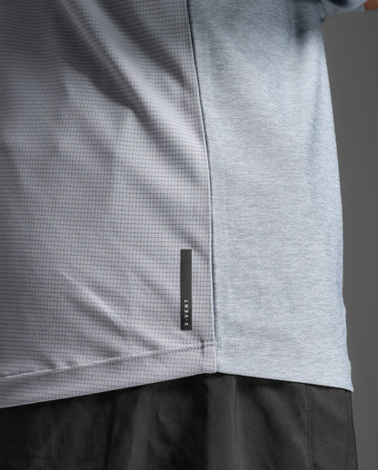 2XU Mens Aero 1/2 Zip - Weathervane/Black Reflective