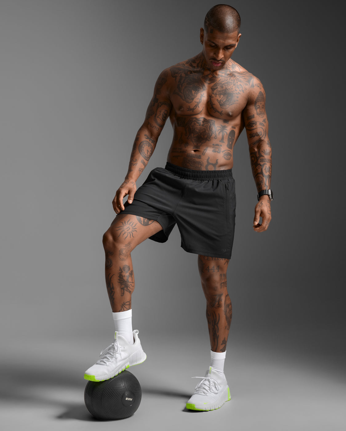 2XU Men's Motion 5 Inch Shorts - Black