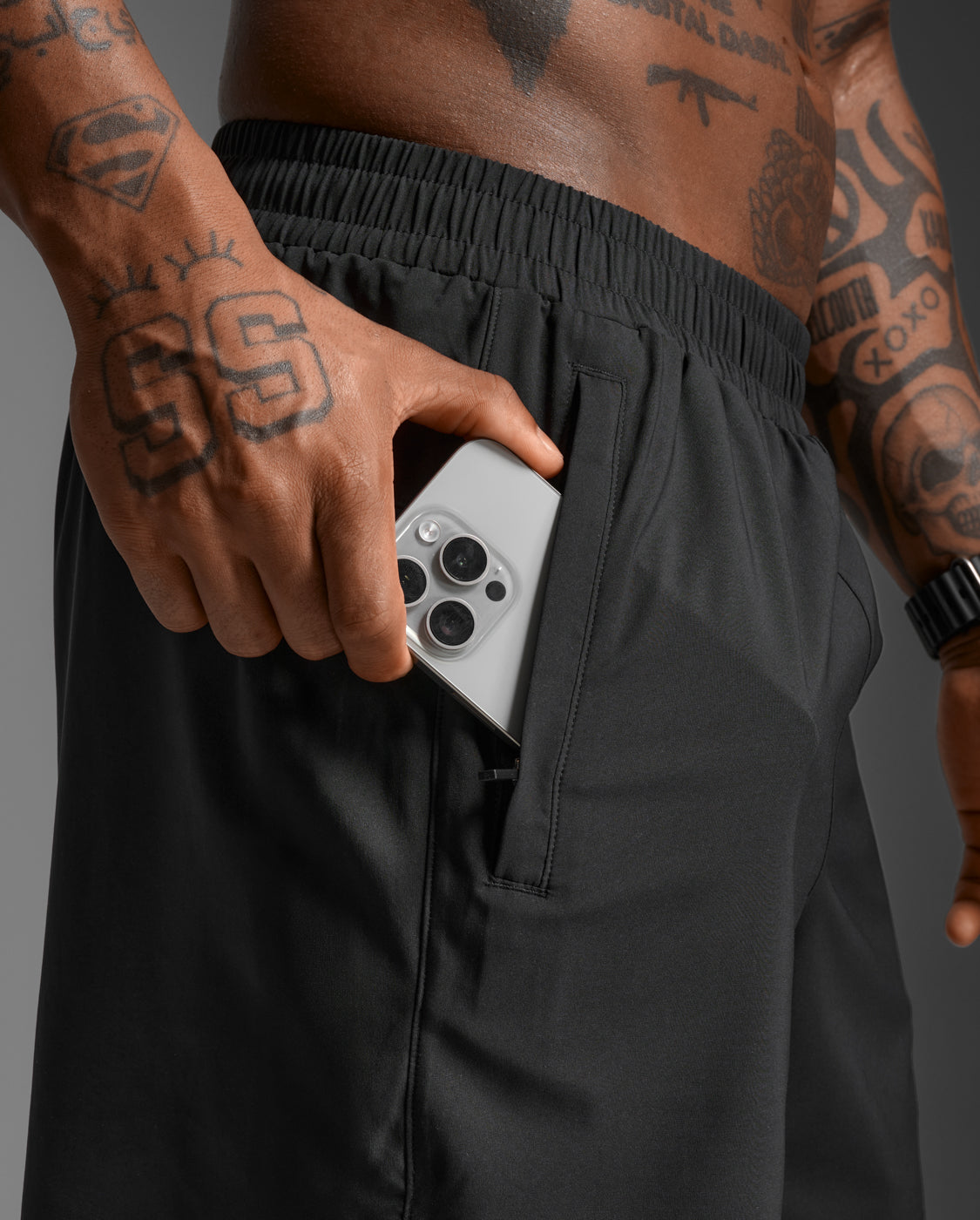 2XU Men's Motion 5 Inch Shorts - Black