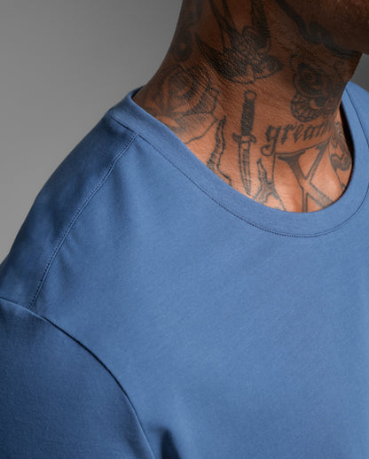 2XU Mens Motion Cotton Flex Tee - Indigo