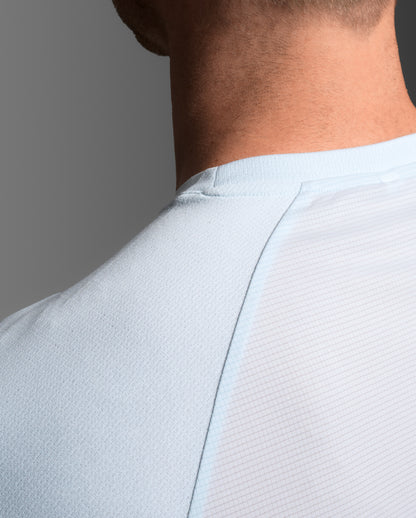 2XU Mens Aero Tee - Moonstone