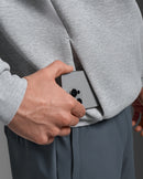 2XU Mens Motion Smooth Spacer Hoodie - Grey Marle